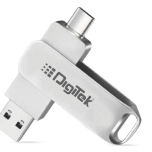 Digitek 32 Gb Dual Drive USB A & Type-C USB Pen Drive (Silver) ( bmt) or(Amn)